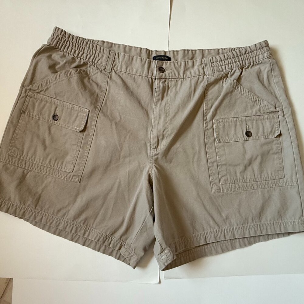 Men’s Beige Cargo Shorts by Club Room - Size 44